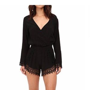 Lucy Love ROMPER BLACK LACE XS 3411